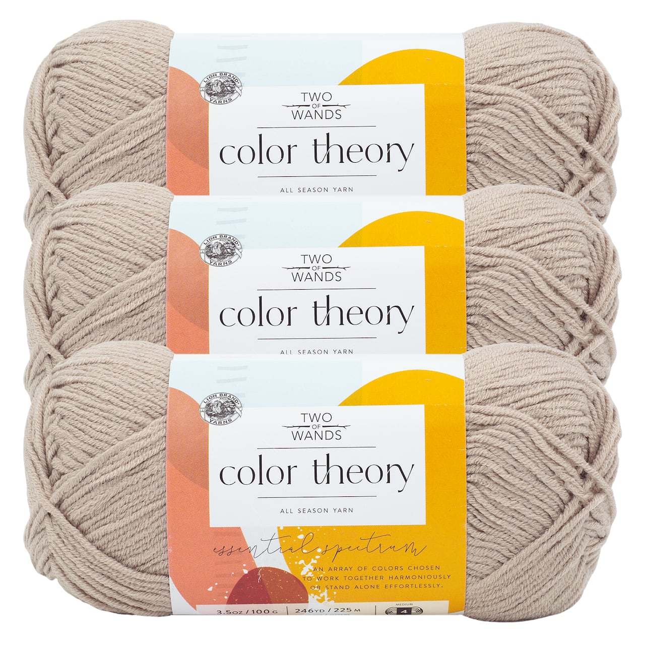 3 Pack: Lion Brand® Two of Wands Color Theory Yarn